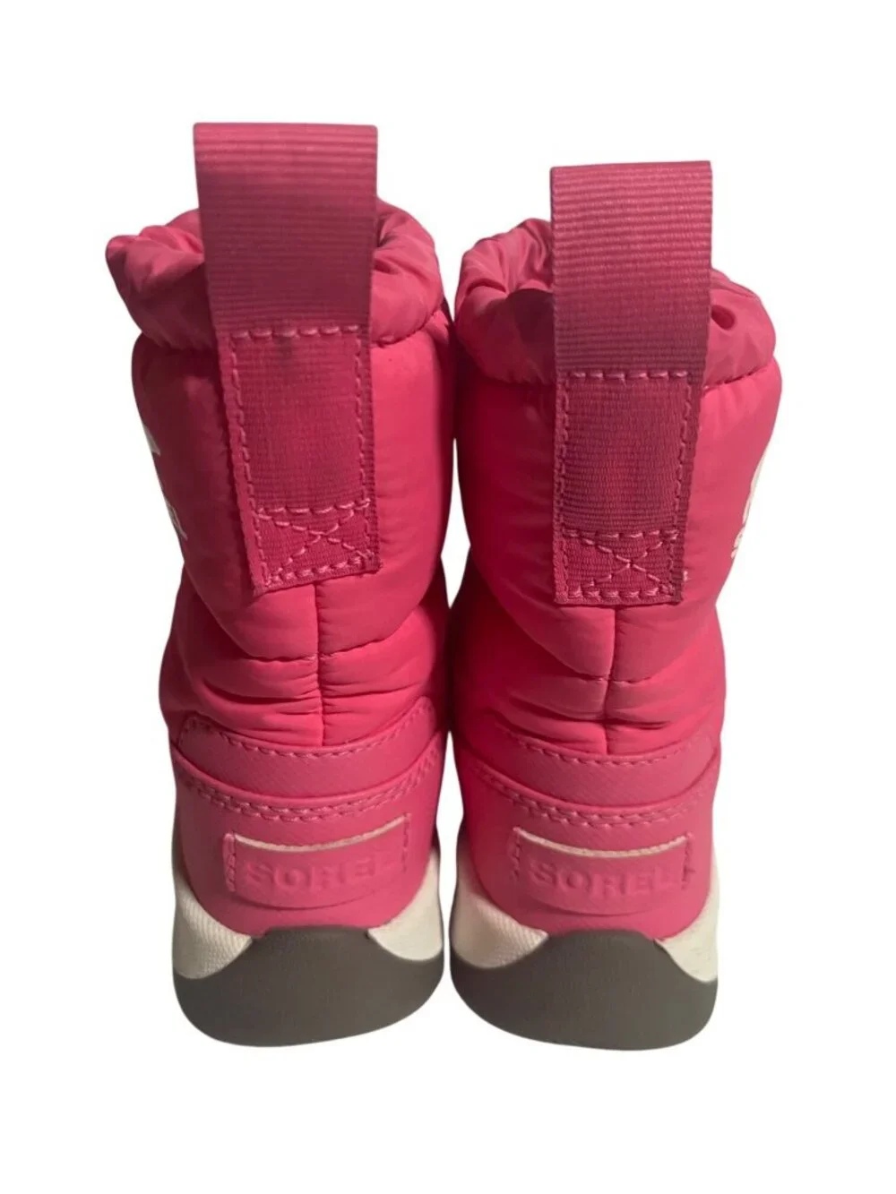 Sorel Childrens Pink Whitney II Plus Puffy Waterproof Boots Size 11 NC5174-657